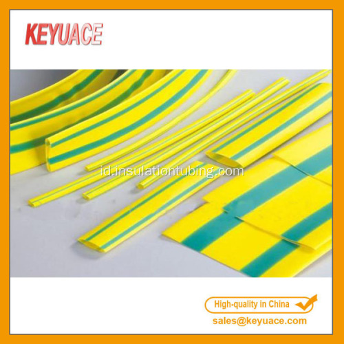 Kuning Hijau Heat Shrink Sleeving